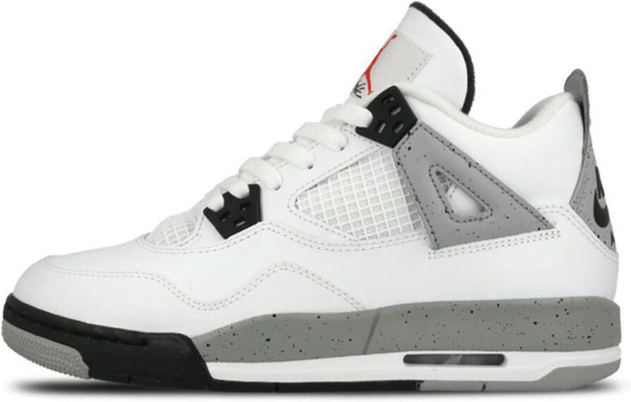 Jordan Air 4 Retro OG "White Cement" (GS) Basketball in wit formaten: 38.5