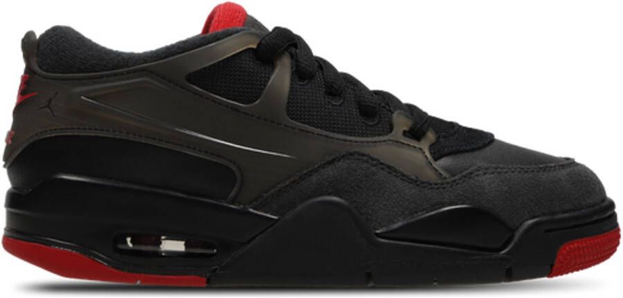 Nike Air Jordan 4 RM GS Anthracite Varsity Red Sneakers Unisex Zwart Rood