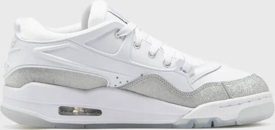 Nike Air Jordan 4 RM Wmns White Metallic Silver Sneakers Dames Wit Zilver