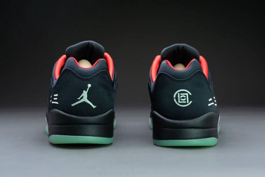Jordan Air 5 Retro Low Sp Clot Black Classic Jade Fire Red Schoenmaat 35 1 2 Sneakers DM4640 036 - Foto 2