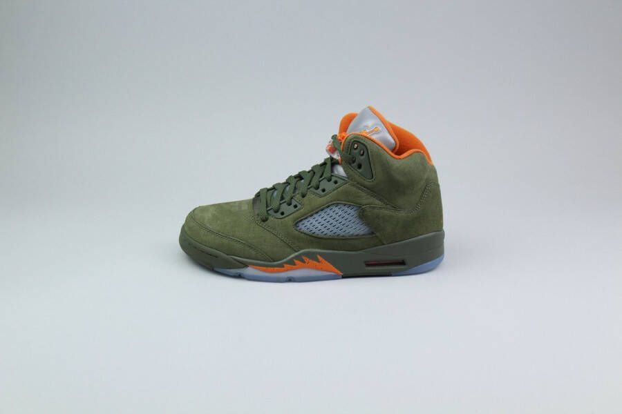 Jordan Retro Olive Sneakers Stijl Must-Have