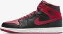 Jordan Air 1 Mid Basketball Schoenen black fire red white maat: 40.5 beschikbare maaten:40.5 - Thumbnail 1