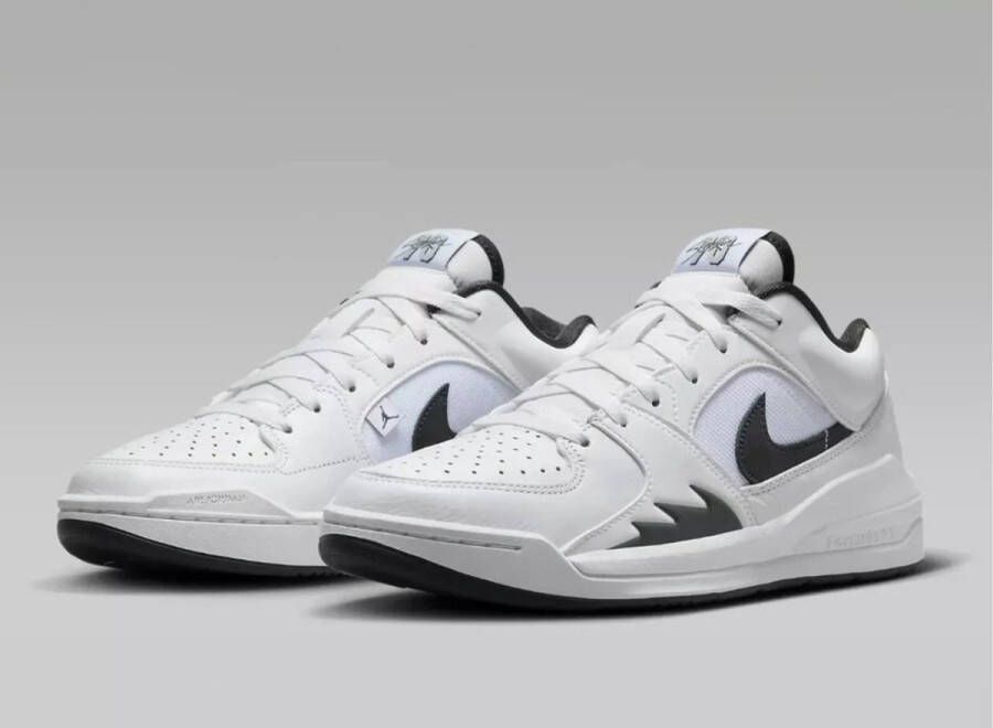 Nike Air Jordan Stadium 90 Neutral Grey Sneakers Unisex Wit Zwart