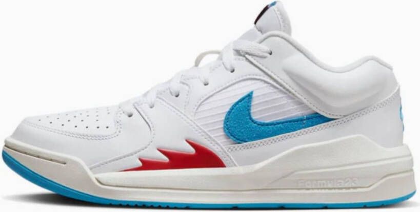 Nike Air Jordan Stadium 90 Sneakers Unisex Wit Blauw Rood