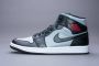 Jordan Air 1 Mid Schwarz Gym Rot Particle Grau Weiss Schoenmaat 42 1 2 Sneakers 554724 096 - Thumbnail 5