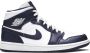 Nike Air Jordan 1 Mid White Metallic Gold Obsidian 554724-174 554724-174 WIT Schoenen - Thumbnail 1