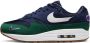 Nike Air Max 1 '87 QS Obsidian Sneakers Unisex Obsidian White-Midnight Navy - Thumbnail 2