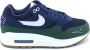 Nike Air Max 1 '87 QS Obsidian Sneakers Unisex Obsidian White-Midnight Navy - Thumbnail 2