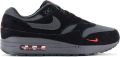 Nike Air Max 1 Black University Red Anthracite- Black University Red Anthracite - Zwart
