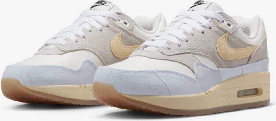 Nike Air Max 1 '87 Crepe Light Bone (womens) FJ4735-001 pastelkleuren geel blauw beige grijs sneakers laag