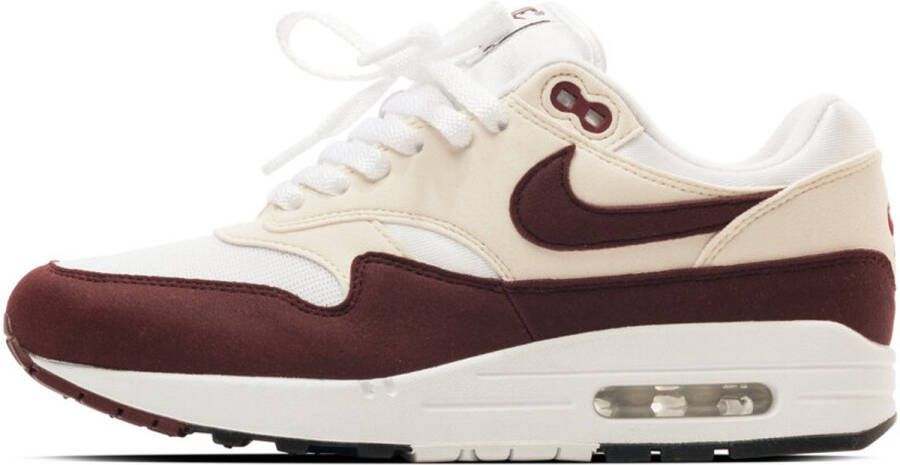 Nike Air Max 1 Dames Sneakers Wit Rood Doos zonder deksel