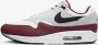 Nike Air Max 1 White Dark Team Red Pure Platinum Black- White Dark Team Red Pure Platinum Black - Thumbnail 7