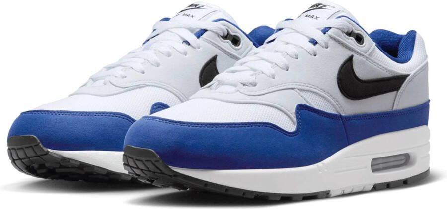 Nike Air Max 1 Running Schoenen white black deep royal blue maat: 40.5 beschikbare maaten:40.5