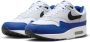 Nike Air Max 1 Running Schoenen white black deep royal blue maat: 40.5 beschikbare maaten:40.5 - Thumbnail 3