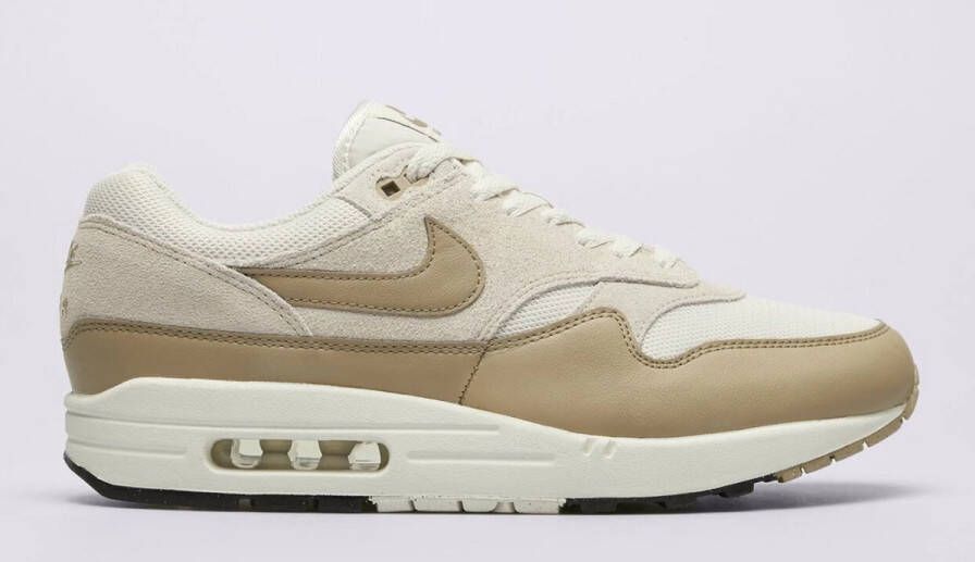 Nike Herenschoenen Air Max 1 Essential Phantom Light Orewood Brown Black Khaki- Heren Phantom Light Orewood Brown Black Khaki