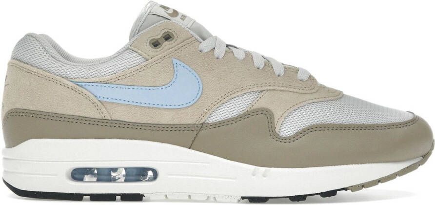 Nike Air Max 1 Essential 'Sanddrift Psychic Blue' Sneakers Unisex Beige Khaki Wit