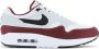 Nike Air Max 1 White Dark Team Red Pure Platinum Black- White Dark Team Red Pure Platinum Black - Thumbnail 12
