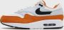 Nike Air Max 1 Monarch Oranje Grijs Wit Zwart) Sneakers Unisex - Thumbnail 1