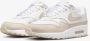 Nike Air Max 1 Premium Sneakers Casual schoenen Wit Beige Creme - Thumbnail 1
