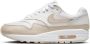 Nike Air Max 1 Premium Sneakers Casual schoenen Wit Beige Creme - Thumbnail 4