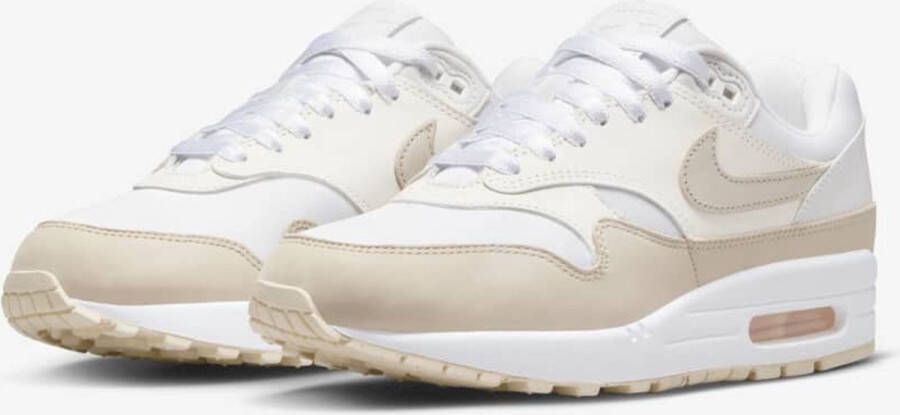 Nike Air Max 1 Premium Sneakers Casual schoenen Wit Beige Creme