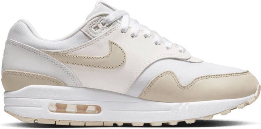 Nike Air Max 1 Premium Sneakers Casual schoenen Wit Beige Creme
