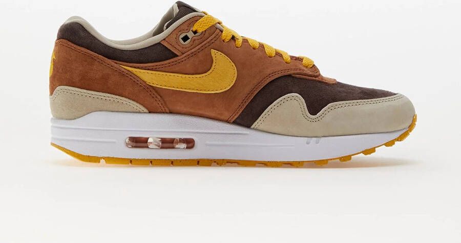 Nike Air Max 1 PRM 'Ugly Duckling' Pecan Yellow Orche DZ0482-200 US Mens 9.5 CM 27.5