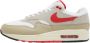Nike Air Max 1 SC White Cream II Limestone University Red- White Cream II Limestone University Red - Thumbnail 1