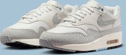 Nike Air Max 1 '87 Safari Summit White Phantom (W) FB5059-100 wit grijs sneakers