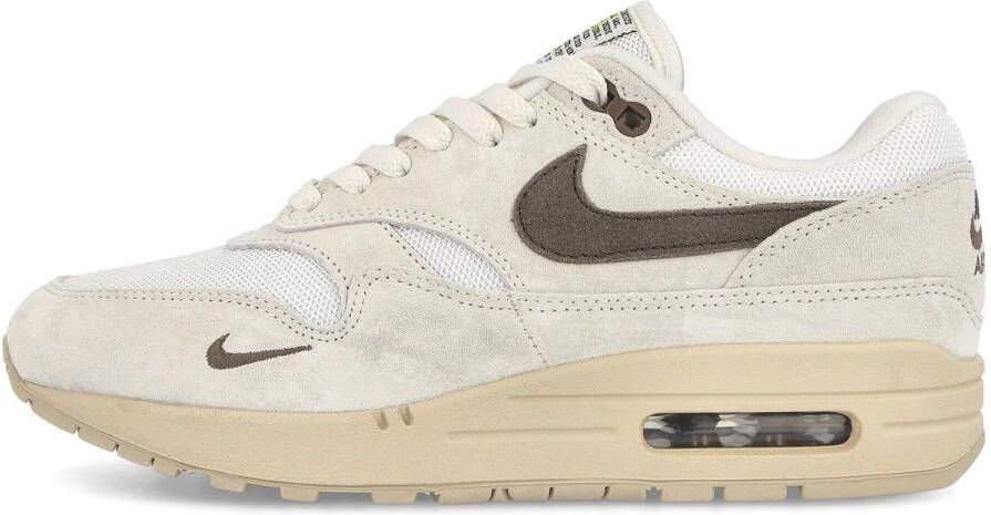 Nike Air Max 1 Sail Ironstone Suede Sneakers Unisex Doos Zonder Deksel