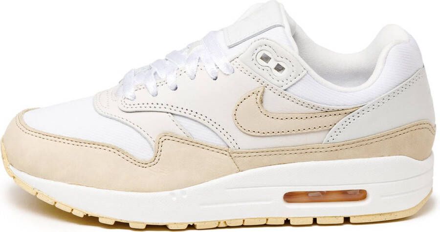 Nike Air Max 1 Premium Sneakers Casual schoenen Wit Beige Creme