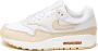 Nike Air Max 1 Premium Sneakers Casual schoenen Wit Beige Creme - Thumbnail 3