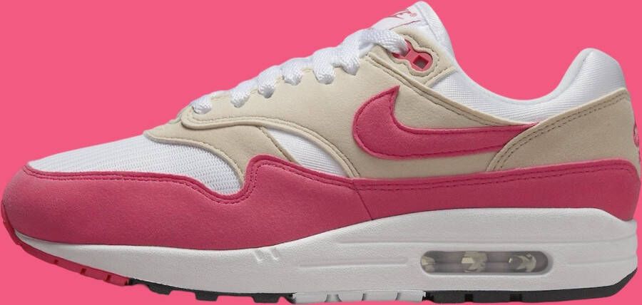 Nike Air Max 1 Wmns Aster Pink Sneakers Dames Wit Roze Beige