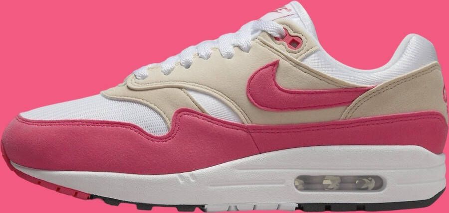 Nike Air Max 1 Wmns Aster Pink Sneakers Dames Wit Roze Beige