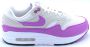 Nike Wmns Air Max 1 '87 Running Schoenen natural grey fuchsia dream white black maat: 40 beschikbare maaten:36.5 37.5 38.5 39 40.5 41 - Thumbnail 3