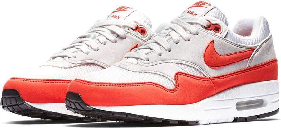 Nike Air Max 1 Sneakers Dames grijs rood