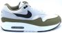 Nike Air Max 1 Max Schoenen white black olive maat: 44.5 beschikbare maaten:41 42.5 43 44.5 45 46 - Thumbnail 1