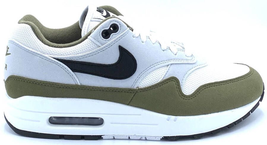 Nike Air Max 1 Max Schoenen white black olive maat: 44.5 beschikbare maaten:41 42.5 43 44.5 45 46