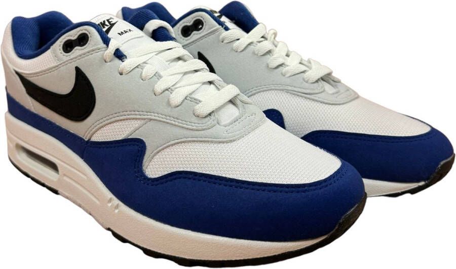 Nike Air Max 1 Running Schoenen white black deep royal blue maat: 40.5 beschikbare maaten:40.5