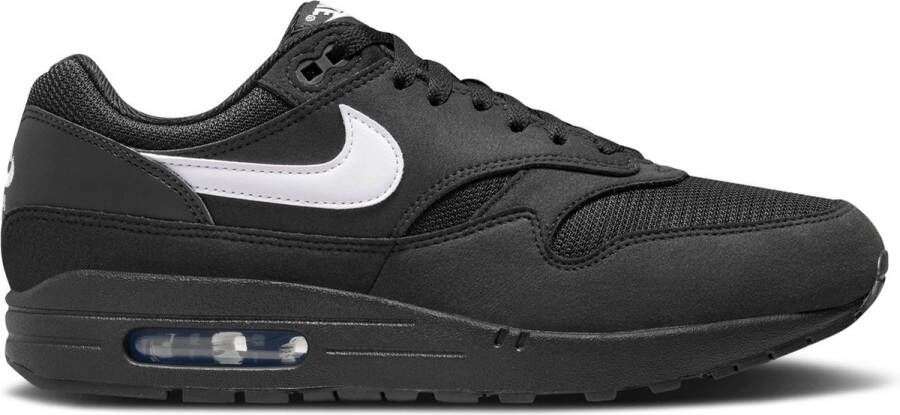 Nike Air Max 1 Sneakers Zwart Wit Heren