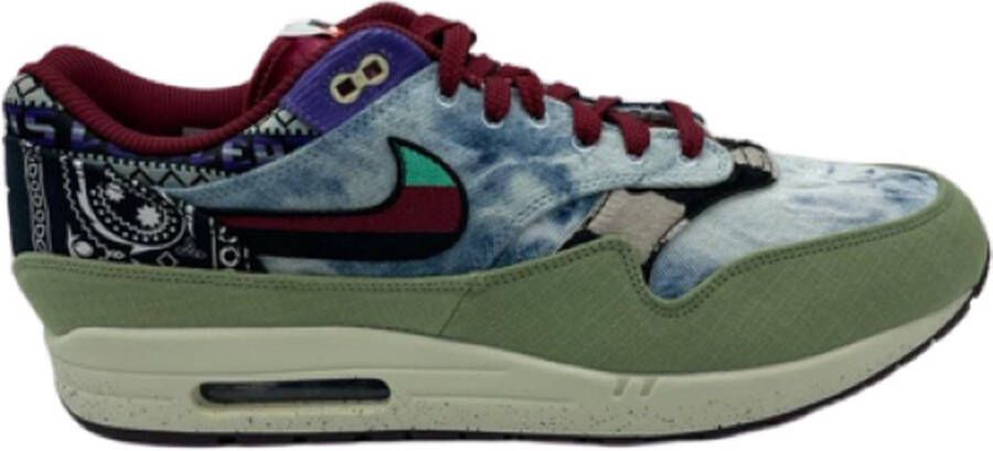 Nike air max 1 SP Sneakers Mannen Wit Groen Paars Rood Blauw Olijfgroen Paars