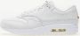 Nike Air Max 1 DC9204 100 Vrouwen Wit sneakers - Thumbnail 3