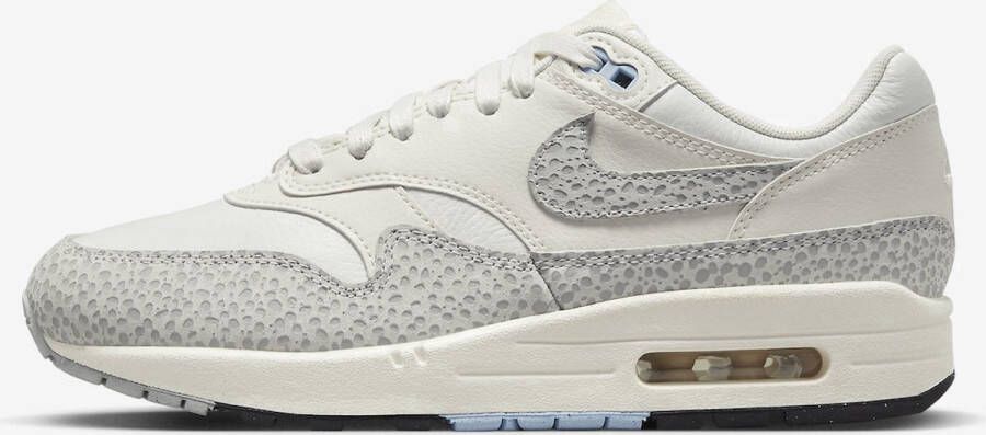 Nike air max 1 summit white wit safari dames