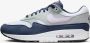 Nike Air Max 1 Thunder Blue Sneakers Unisex Blauw Grijs Roze Wit - Thumbnail 1