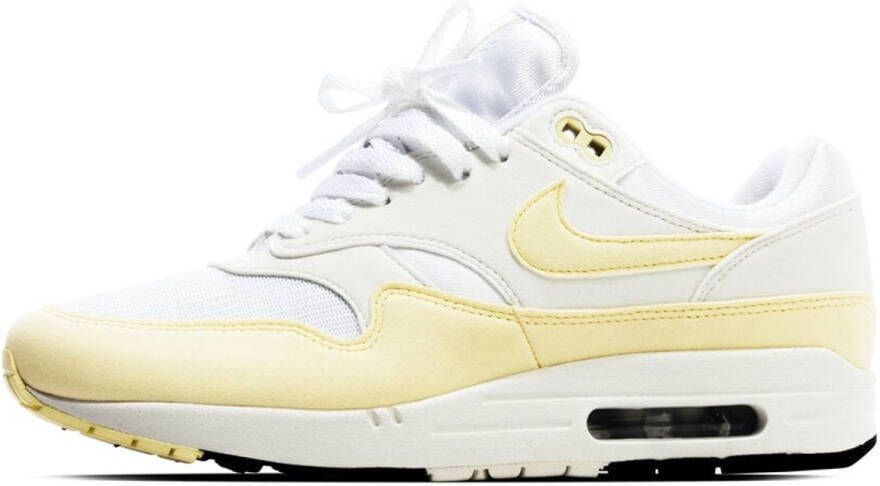 Nike Air Max 1 White Alabaster Dames Sneakers Wit Geel Doos zonder deksel