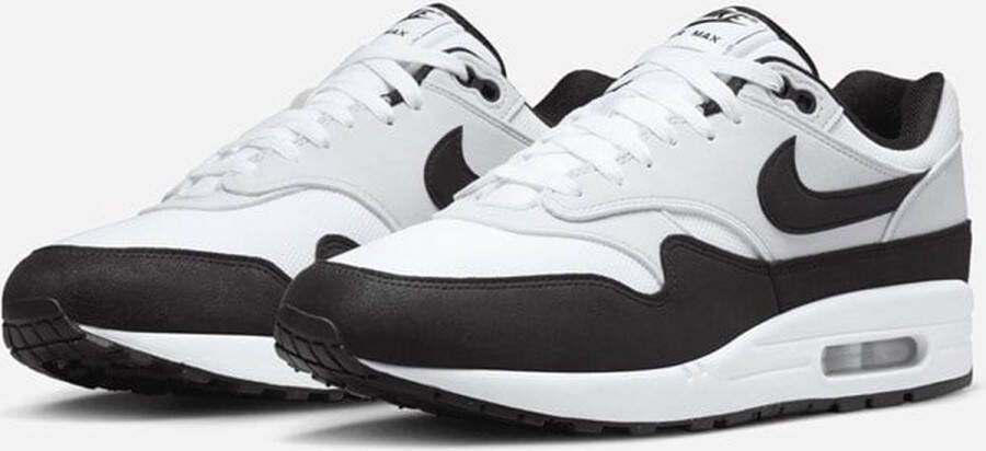 Nike Air Max 1 White Pure Platinum Black- Heren White Pure Platinum Black