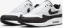 Nike Air Max 1 White Pure Platinum Black- Heren White Pure Platinum Black - Thumbnail 4