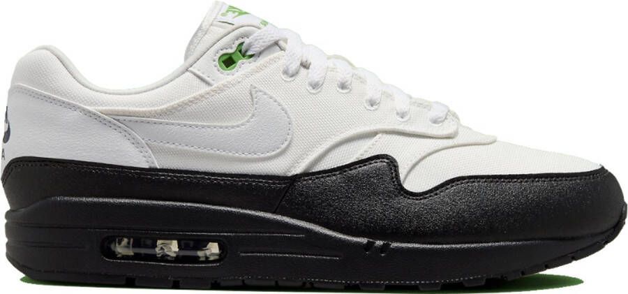 Nike Air Max 1 White Black Chlorophyll )