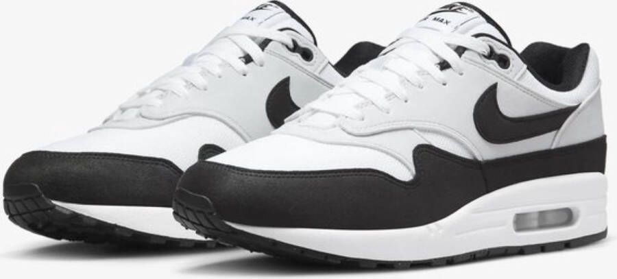 Nike Air Max 1 Wit Pure Platinum Zwart Heren Sneakers FD9082