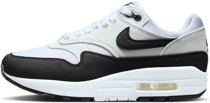 Nike Air Max 1 White Pure Platinum Black- White Pure Platinum Black
